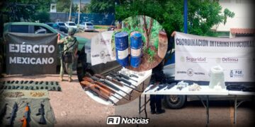 Golpe al crimen organizado: aseguran droga, armas y explosivos en Sinaloa durante operativos federales