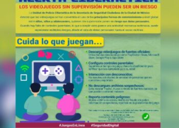 Policía Cibernética de la SSC alerta sobre los riesgos de no supervisar los videojuegos en línea y brinda recomendaciones a padres de familia