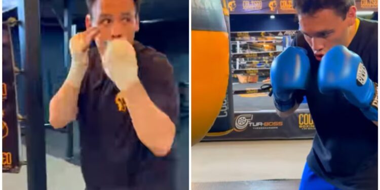 Reaparece Julio César Chávez Jr. tras salir de la cárcel