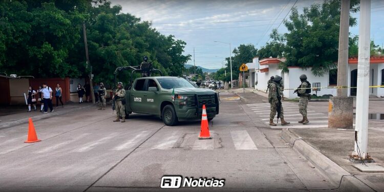 Asesinan a hombre frente a la secundaria Nakayama en la colonia Emiliano Zapata de Culiacán