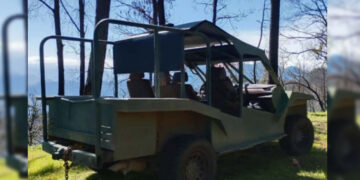 Ejército asegura vehículo todoterreno y equipo táctico en Concordia