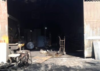 Se incendia taller de torno y soldadura en la Casa Redonda, en Mazatlán