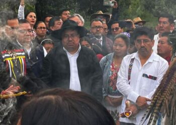 Comunidades indígenas consagran bastones de mando para nuevos ministros de la Corte