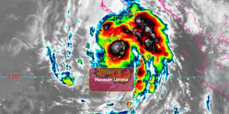 “Lorena” se intensifica a huracán categoría 1 en el Pacífico: ¿Cuál es su trayectoria?