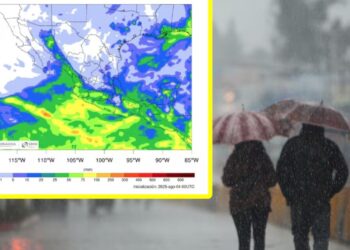 Fuertes lluvias para el martes y miércoles en estas ciudades