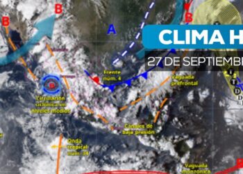 Clima de hoy 27 de septiembre ¿En qué estados se esperan fuertes lluvias?