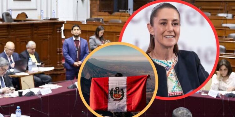 La Comisión de Relaciones Exteriores del Congreso peruano aprueba declarar persona no grata a Claudia Sheinbaum