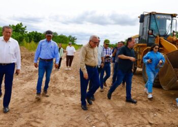 Estas son obras del tamaño de la capital: Gobernador Rocha al supervisar avances del Malecón margen izquierda
