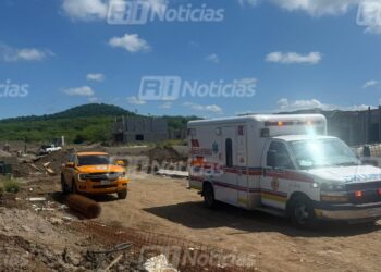 Trabajador de la construcción cae desde un segundo piso al norte de Mazatlán