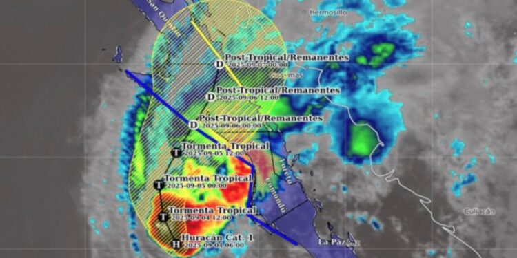 Huracán “Lorena”: Trayectoria y cuáles serán sus afectaciones