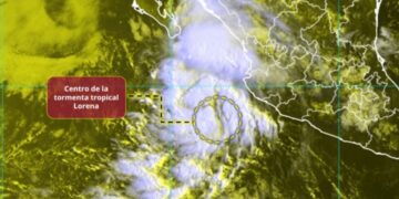 Se forma la tormenta tropical “Lorena”, ¿Qué estados tendrán fuertes lluvias?