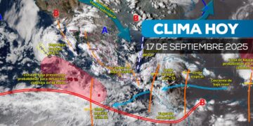 Clima hoy 17 de septiembre en México: Estados donde habrá fuertes lluvias