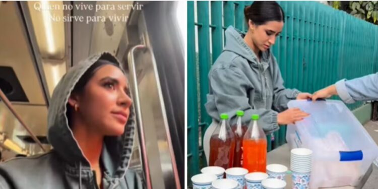 “Pero sin grabar”: Critican a Tammy Parra por documentar ayuda a familias de heridos en explosión de gas en Iztapalapa