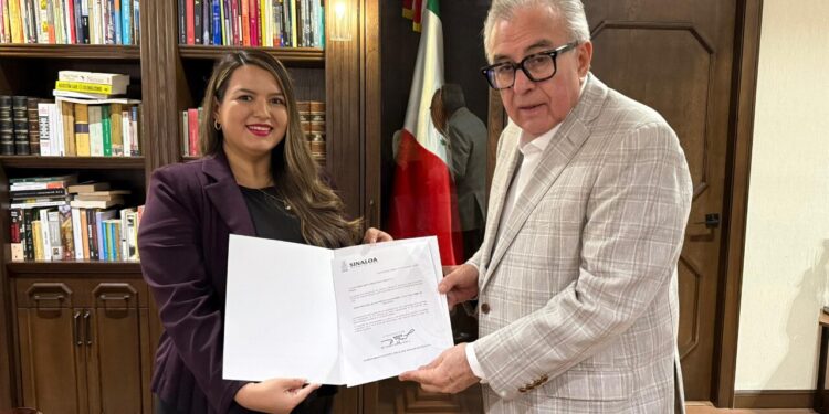 Nombra Gobernador Rocha Moya a nueva subsecretaria de Acceso de las Mujeres a una Vida Libre de Violencia