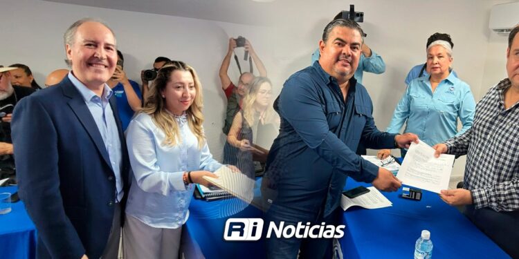 Eduardo Ortiz y Fernando García se registran para la dirigencia del PAN Culiacán