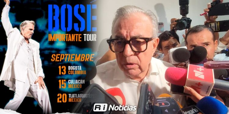 “Si puedo voy a echar una llamadita con él”: Gobernador por presunta cancelación de Miguel Bosé en fiestas patrias