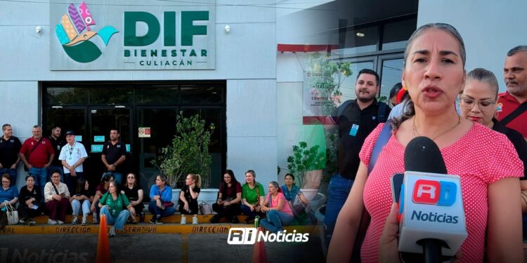 Trabajadores del DIF Culiacán exigen pago justo y retroactivo