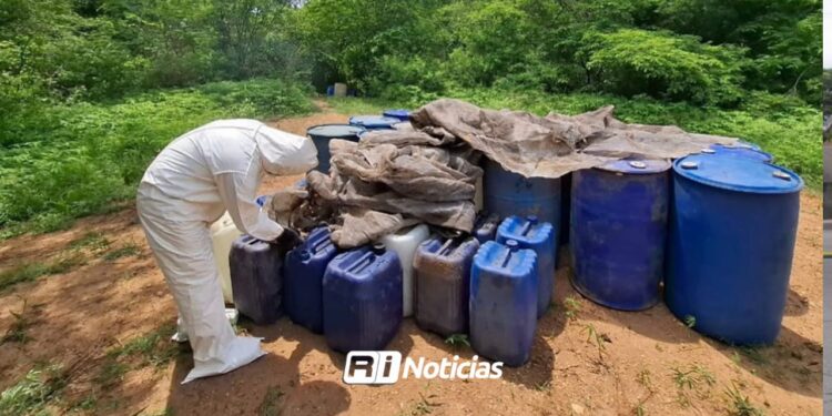 Golpe al narcotráfico en Sinaloa: Aseguran más de 7 toneladas de químicos para metanfetamina y armas de alto poder en Culiacán