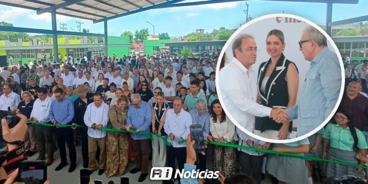 Rocha visita Mazatlán para dar inicio al ciclo escolar 2025-2026 e inaugurar edificio en Cobaes 37