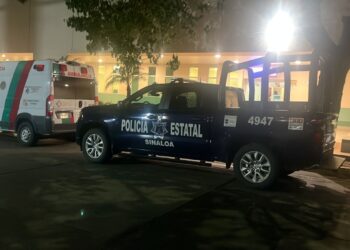 Atacan a balazos a Policía Estatal en la madrugada, en Culiacán
