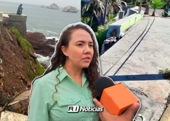 Realizan rehabilitación de muro de contención en Mazatlán