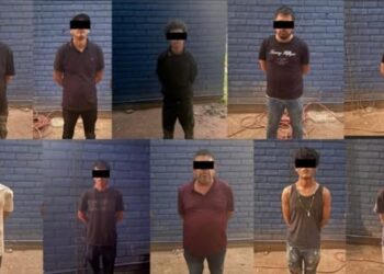 Grupo Interinstitucional detiene a diez civiles fuertemente armados en Culiacán