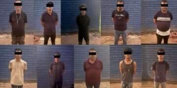 Grupo Interinstitucional detiene a diez civiles fuertemente armados en Culiacán