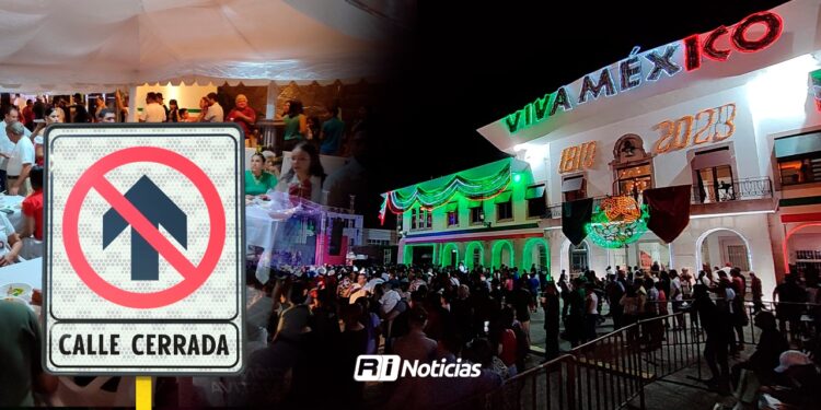 Estas calles del primer cuadro de Mazatlán permanecerán cerradas por fiestas patrias