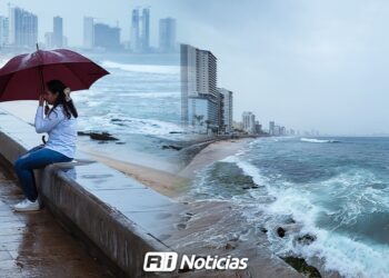 Monitorean bajas presiones en el Pacífico ante posibles lluvias en Mazatlán