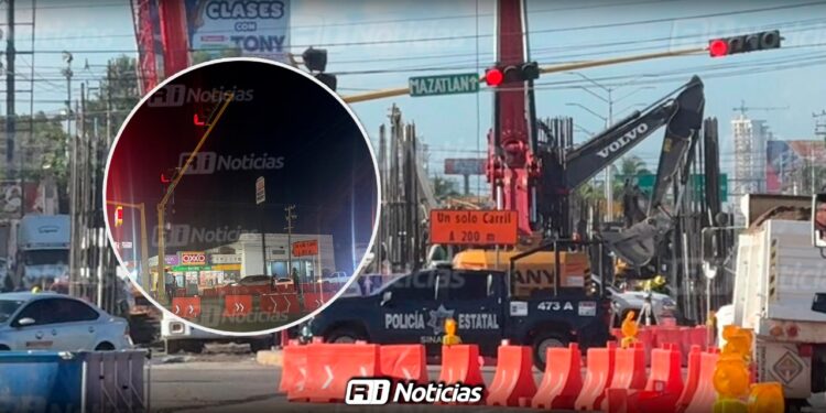 Avanza construcción del puente en la México 15; “bueno que trabajen hasta noche”, automovilistas
