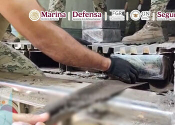 Aseguran 1.5 toneladas de metanfetamina oculta en un tráiler en Mazatlán