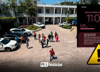 Indiferencia al simulacro sísmico en el Ayuntamiento de Mazatlán