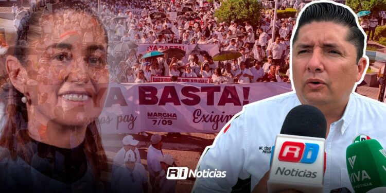 Sheinbaum visita Mazatlán con un panorama gris teñido de rojo: PRI Sinaloa