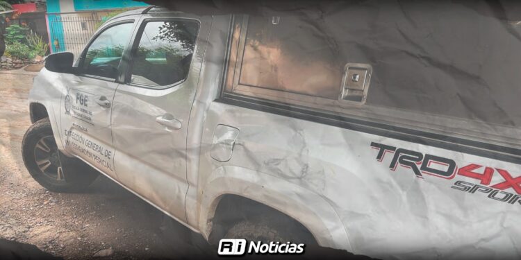 Bloquean carretera a Altata con “ponchallantas” en Navolato; dañan vehículos