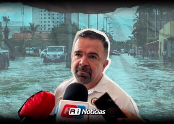 Protección Civil atiende inundaciones y vehículos varados tras fuertes lluvias en Mazatlán