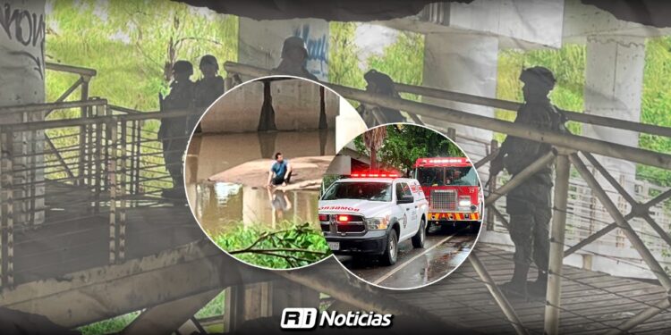 ¡Vivió para contarlo! Había sido privado de la libertad y amarrado lo arrojaron de un puente