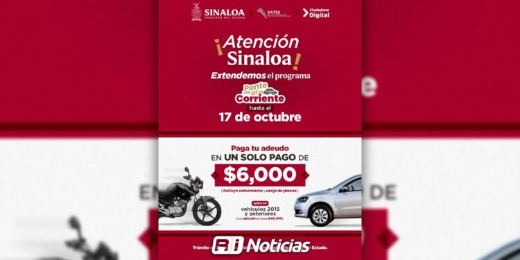 “SATES anuncia prórroga del programa “Ponte al Corriente” hasta el 17 de octubre”