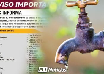 57 colonias de Culiacán sin agua por trabajos de JAPAC