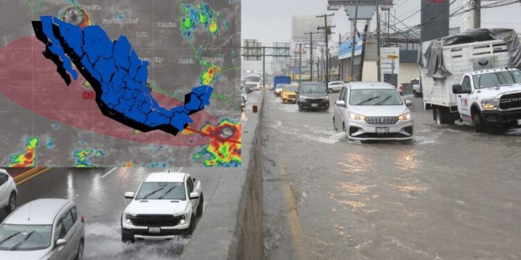 Clima hoy: Ciclón Mario provocará fuertes lluvias en estos 8 estados, esta es su trayectoria