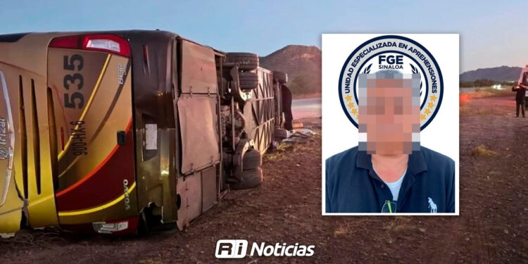 Detienen en Guamúchil a chofer implicado en accidente carretero de Sonora