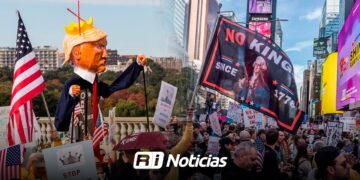 Miles de estadounidenses protestan contra Trump bajo el lema “No a los reyes”
