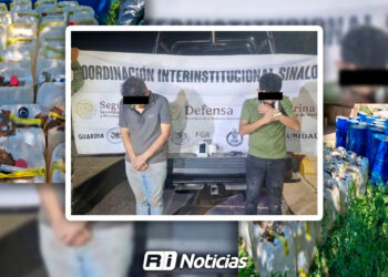 Aseguran 58 mdp en narcolaboratorios de Culiacán; dos hombres detenidos