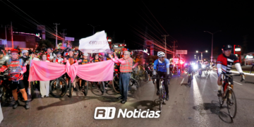 Gobernador Rocha, da el banderazo de inicio de la Rodada Rosa 2025