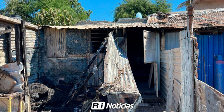 Sujetos armados incendian vivienda y levantan a dos hombres en Culiacán