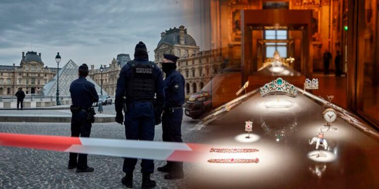 Ladrones roban joyas de valor “incalculable” del Louvre en un asalto de siete minutos