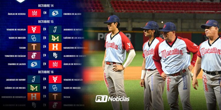 ¡Arranca la emoción! Así se disputan las Series Inaugurales de la Liga Mexicana del Pacífico 2025-2026