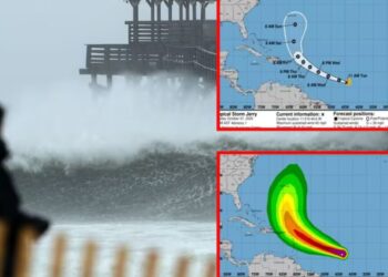 Tormenta tropical “Jerry” se forma en el Atlántico; podría convertirse en huracán en 48 horas