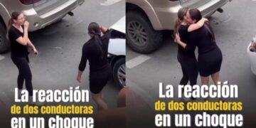 Mujeres chocan, pero en lugar de pelear se abrazan y se vuelven virales