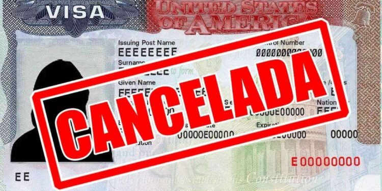 “EE.UU. puede cancelar la visa en cualquier momento si hay justificación”: Embajada
