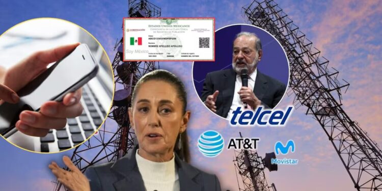 Registro de usuarios móviles con CURP ya es obligatorio y estaría beneficiando más a Carlos Slim, mientras complica a otras compañías como AT&T y Movistar
